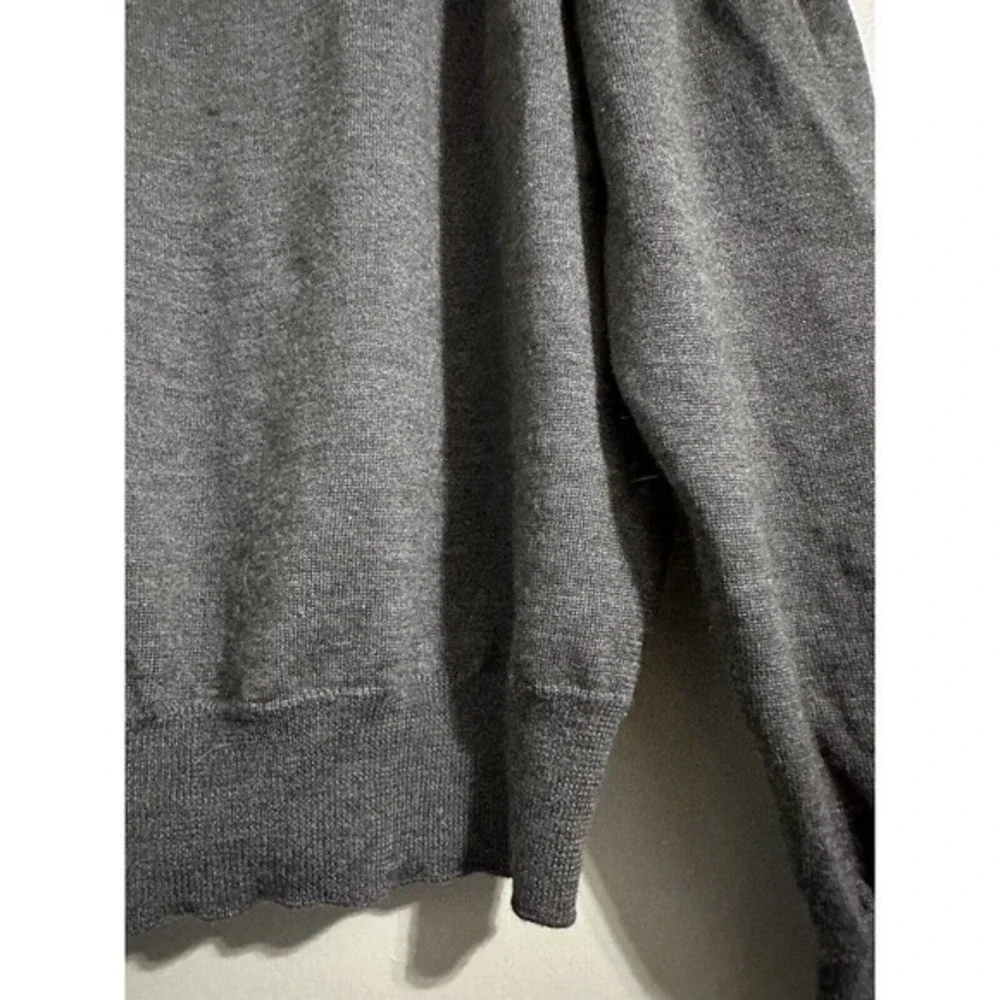 Tricots St Raphael Platinum Gray sweater‎ Merino Wool Silk-Cashmere Men’s large